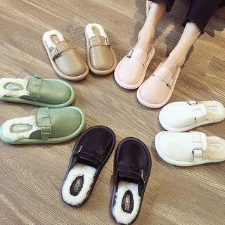 Buckle Detail Mules