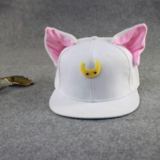 Cat-ear Paneled Baseball Cap