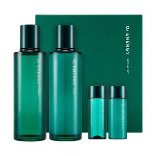 Nature Republic - O2 Energy Homme Special Set : Toner 130ml+ 20ml + Fluid 130ml + 20ml