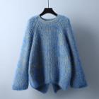 Fluffy Sweater Blue - One Size