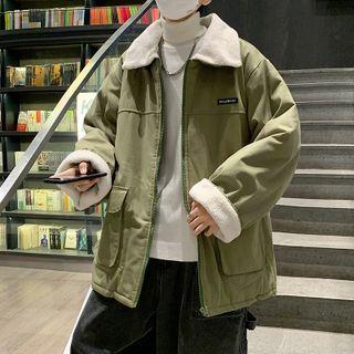 Fleece Lined Cargo Zip Jacket