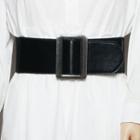 Buckle Faux Leather Waist Belt