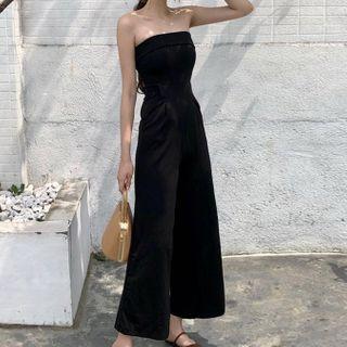Plain Tube Jumpsuit