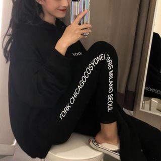 Message Printed Leggings