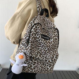 Leopard Print Backpack / Bag Charm / Set
