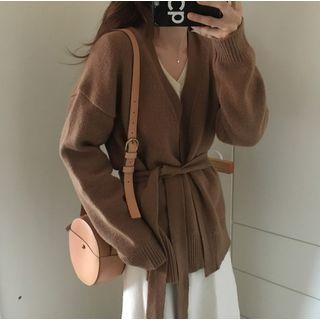 Tie Waist Knit Jacket