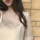 Fishnet Long Sleeve Top