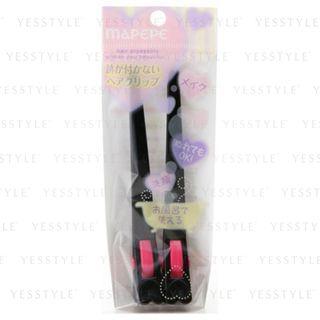 Mapepe - Hair Clip (no Tracemark) (black X Pink) 2 Pcs