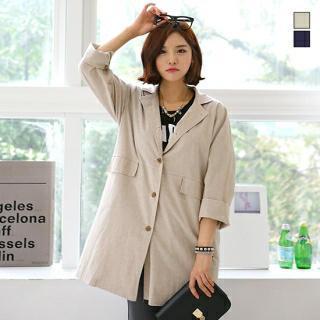 Single-breasted Cotton Jacket
