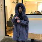 Zip Parka Gray - One Size