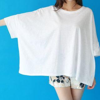 Drop-shoulder Boxy T-shirt