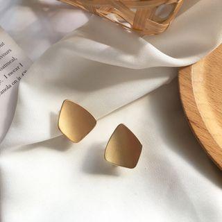 Irregular Matte Alloy Earring 1 Pair - Earrings - Matte - One Size