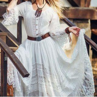 See-through Lace Dress