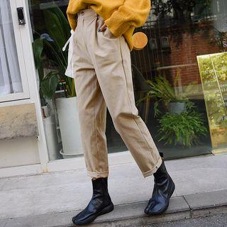 Pleated Front Relaxed-fit Pants
