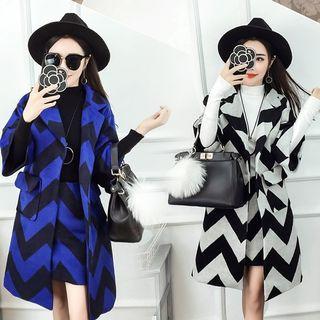 Set: Chevron Coat + Pencil Skirt