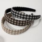 Plaid Wide Headband