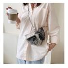 Set: Python Print Faux Leather Mini Crossbody Bag + Min Pouch