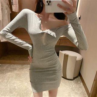 One-shoulder Mini Bodycon Dress
