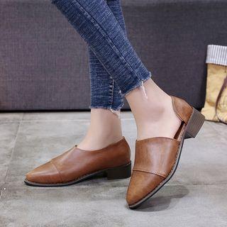 Dorsay Block Heel Shoes