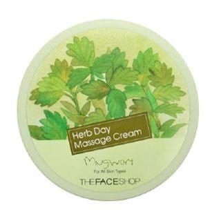 The Face Shop - Herb Day Massage Cream Mugwort 150ml