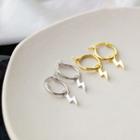 925 Sterling Silver Lightning Drop Earring