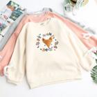 Fox Embroidered Pullover