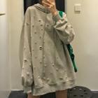 Oversize Ripped Hoodie