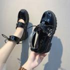 Lace-up Cuff Mary Jane Platform Shoes