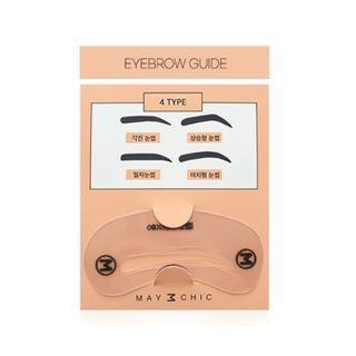 Maychic - Eyebrow Guide Set 4 Pcs X 1 Set