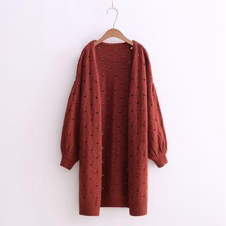 Cutout Long Cardigan