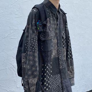 Pattern Paneled Jacket