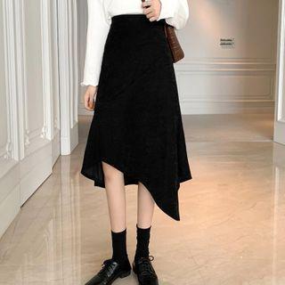 Asymmetrical Mini A-line Skirt / Midi A-line Skirt