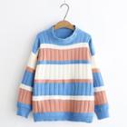 Ripped Stripe Sweater