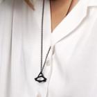 Cut-out Triangle Necklace As Shown In Figure - One Size