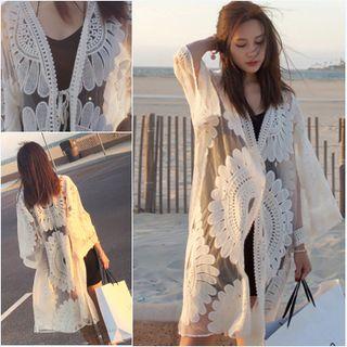 Embroidered Mesh Light Jacket