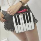 Piano Chain Strap Crossbody Bag