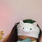 Chenille Pig Face Wash Headband Headband - One Size