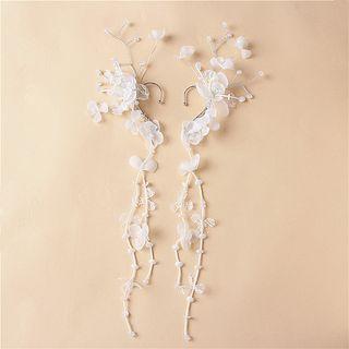 Bridal Flower Ear Cuff