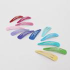 Multicolor Hair Barrette Set Of 12 One Size