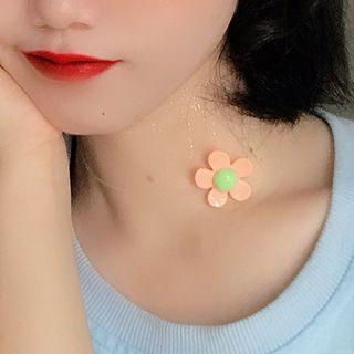 Acrylic Flower Fishing Line Choker