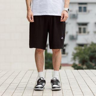 Black Plain Shorts