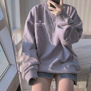 Long Sleeve Loose Sweatshirt