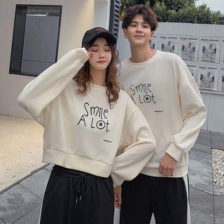 Couple Matching Letter Sweatshirt / Sweatpants