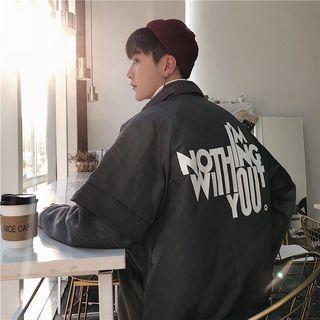 Long-sleeve Lettering Jacket