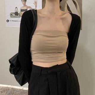 Tube Top / Shrug Cardigan