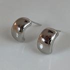 Polished Sterling Silver Earring 1 Pair - 1632 - Silver - One Size