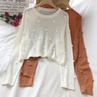 Bobble Accent Sweater