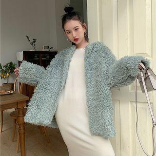 Fluffy Jacket / Vest / Belt / Set