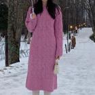 Cable Knit Dress Sweater