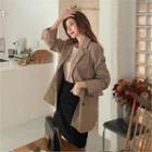 Double-breasted Glen Plaid Blazer